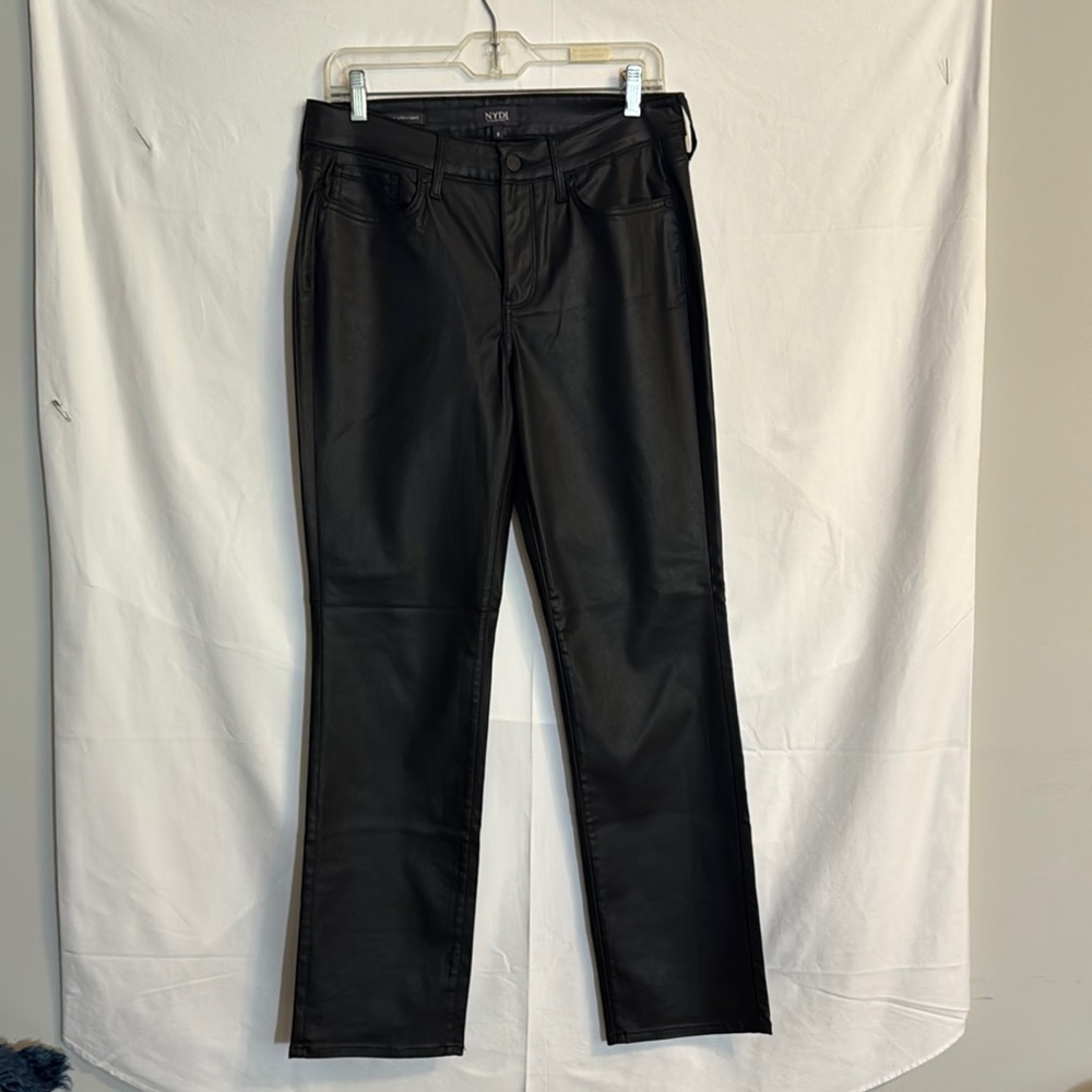 NYDJ Black Straight Leg Jeans Timeless Design